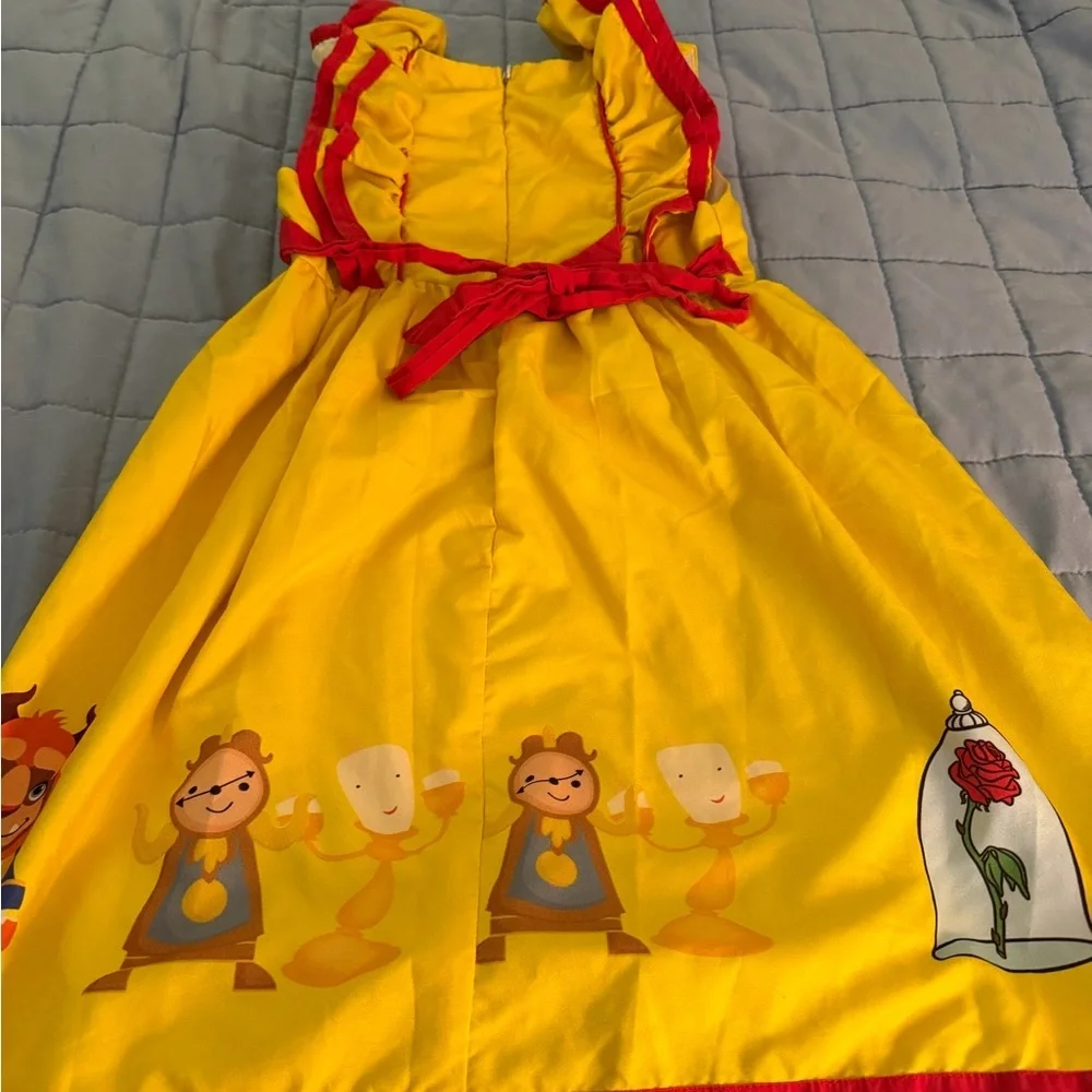 Addelyn Joyce Beauty and the Beast Belle Dress Size 7-8 - Picture 7 of 7